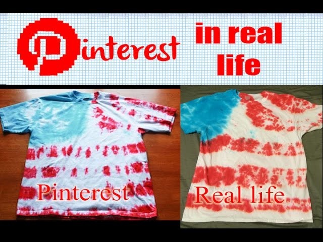 DIY Tie Dye Flag Shirt - Pinterest in Real Life (Fourth of July Party Shirt)