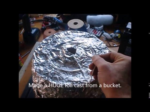 DIY tin- foil heater.  cost 3p