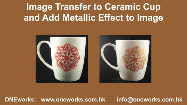 DIY Transfer Image to Ceramic Surface II