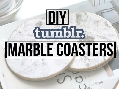 DIY Tumblr Marble Coasters | DaynnnsDIY