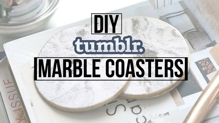DIY Tumblr Marble Coasters | DaynnnsDIY