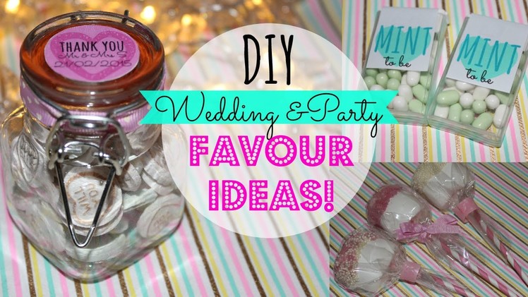 DIY Wedding Favours! Pinterest Inspired, Easy & Affordable -Wedding Series