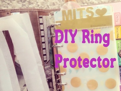 Easy DIY Ring Protector for Your Planner