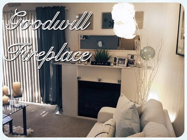Goodwill Fireplace | D.I.Y Makeover
