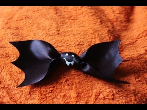 ** Halloween HairBow, Bat Decoration DIY EASY