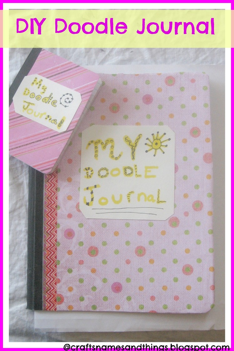 How make a Doodle Journal. DIY Doodle Journal