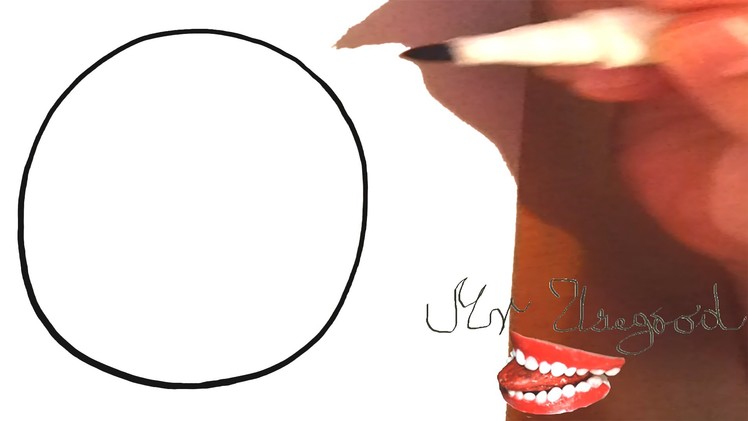 How to draw a Perfect CIRCLE Freehand in 5 SEC EASY (Almost perfect