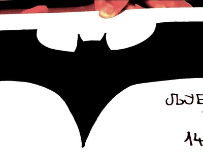 How to draw Batman Logo EASY|Superheroes Logos,SPEED ART,draw easy stuff but cool,#1.2