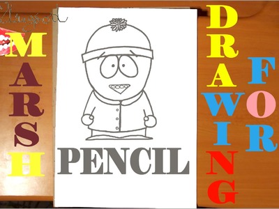 How to draw STAN MARSH from SOUTH PARK characters Step by Step Easy, draw easy stuff | PENCIL