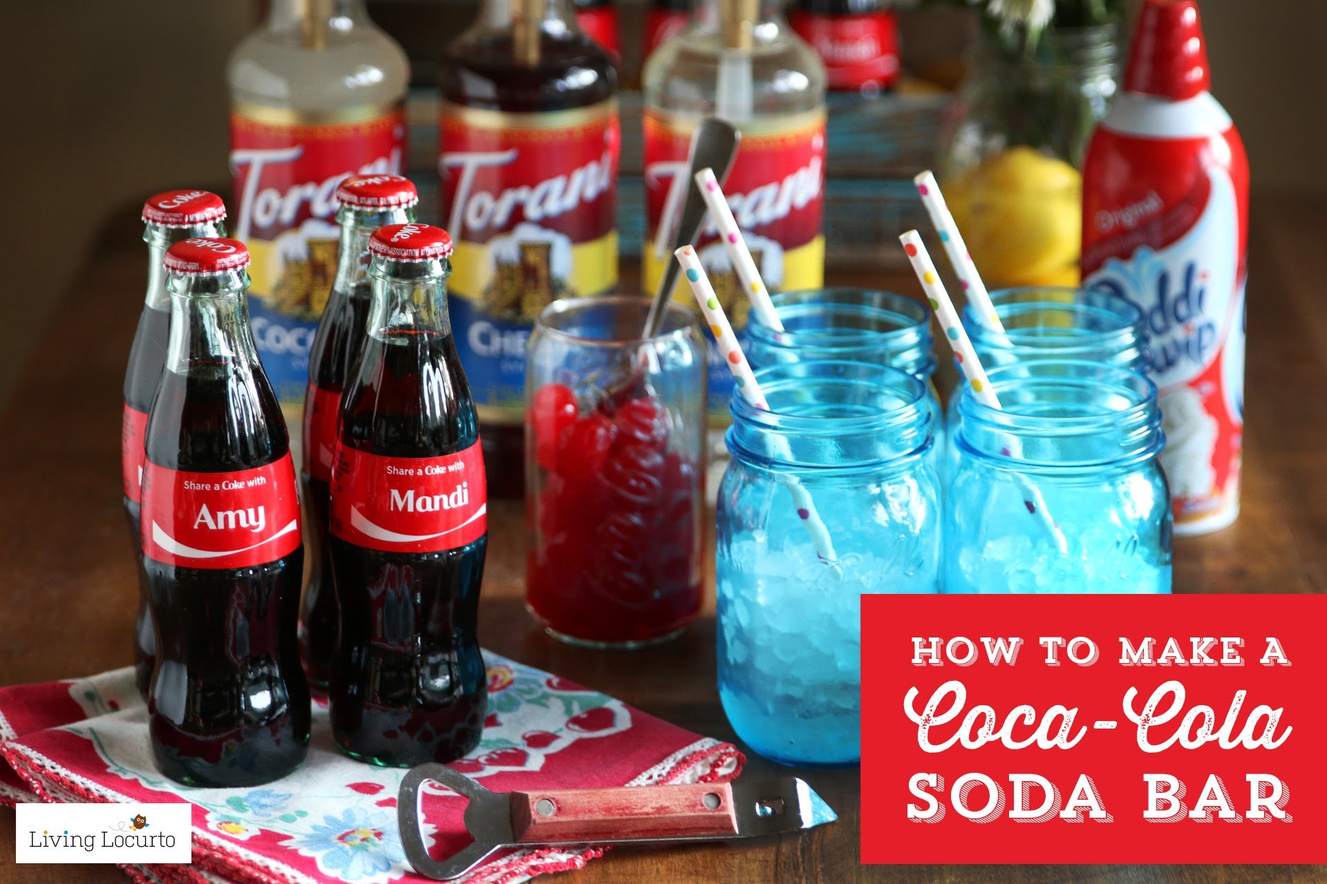 How to make a DIY Coke Soda Bar  | Easy Party Idea