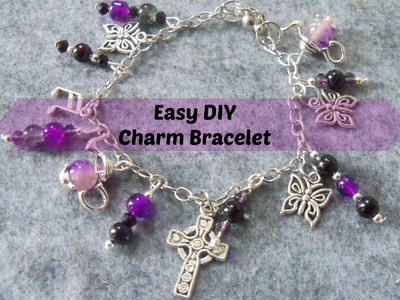 How to make a easy charm bracelet. DIY charm bracelet