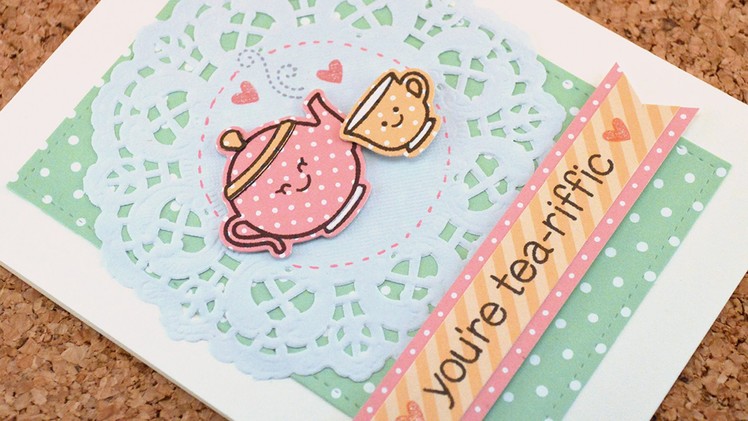 How to make a simple paper-pieced card