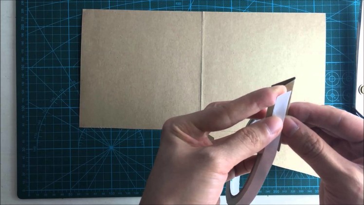 How to make a square pocket invitation by A4 paper ? (Part 1:blank pocket)