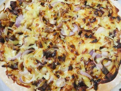 How To Make Easy BBQ Chicken Tortilla Pizza - DIY Food & Drinks Tutorial - Guidecentral