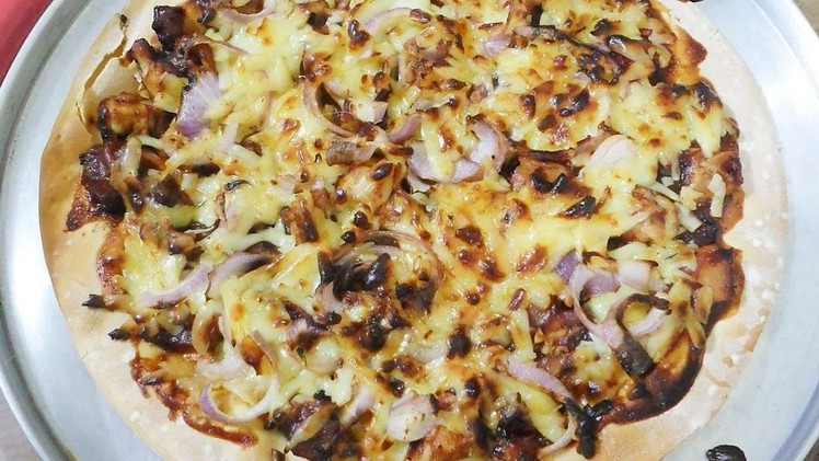 How To Make Easy BBQ Chicken Tortilla Pizza - DIY Food & Drinks Tutorial - Guidecentral