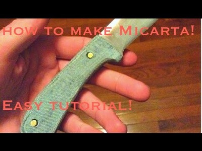 How to make Micarta! (DIY Micarta)