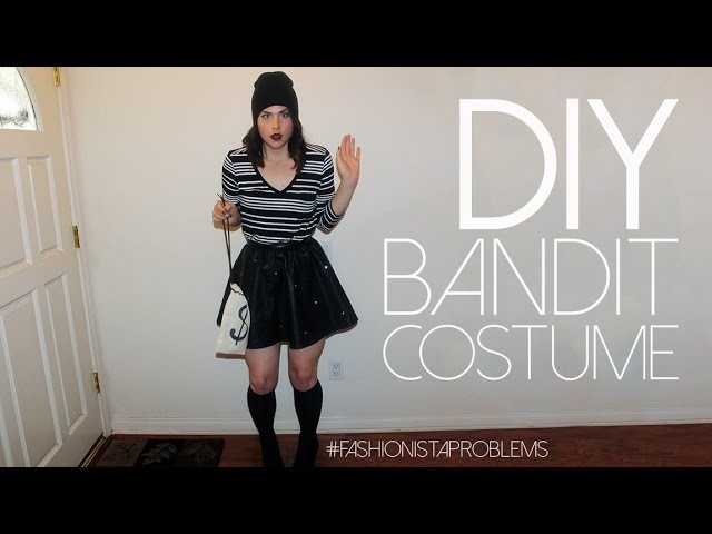 Last Minute DIY Bandit Costume