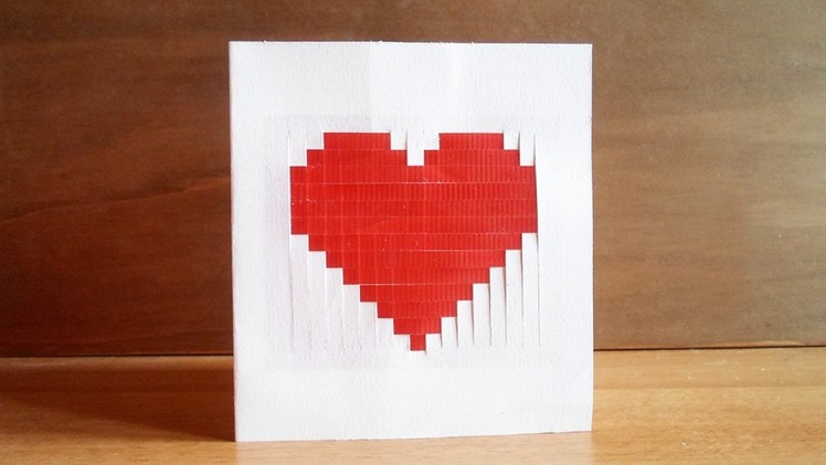 Make a Cool Pixel Heart Card - DIY Crafts - Guidecentral