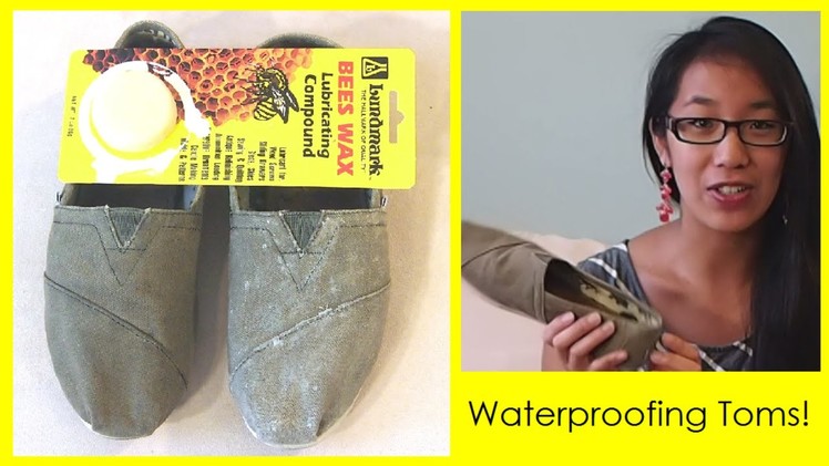 Waterproofing your TOMS | Pinterest DIY