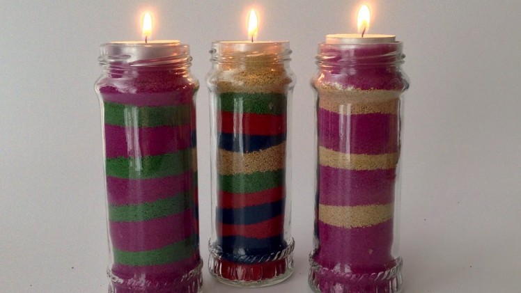 Create Unique and Pretty Sand Candles - DIY  - Guidecentral