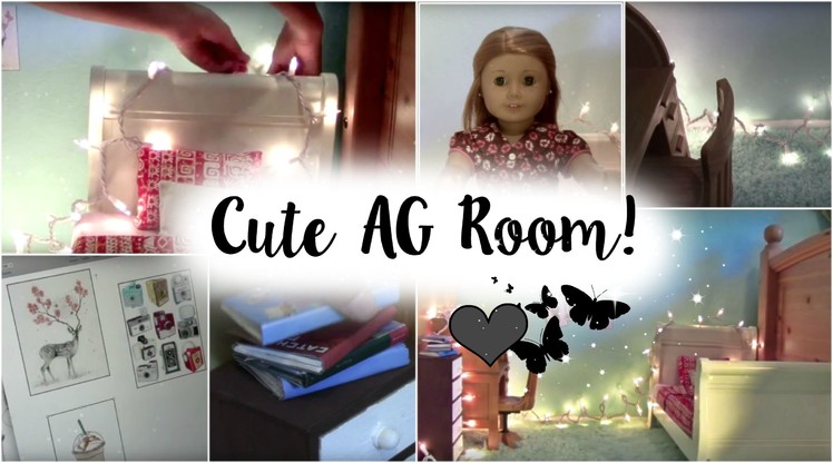Cute DIY Bedroom for AG Dolls!