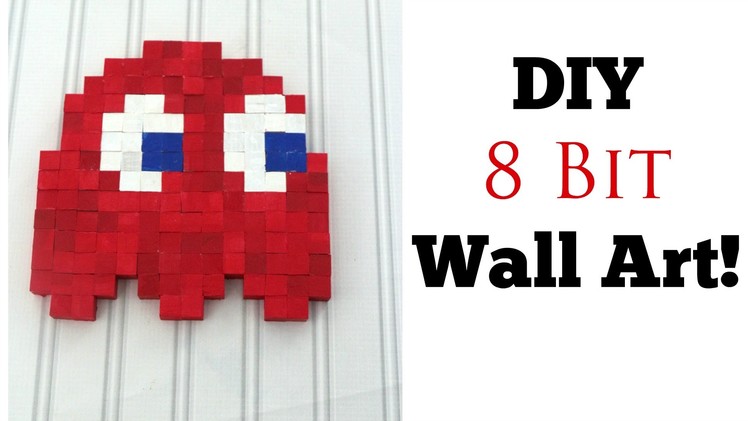 DIY 8 Bit Wall Art! | Nerdy Crafts!