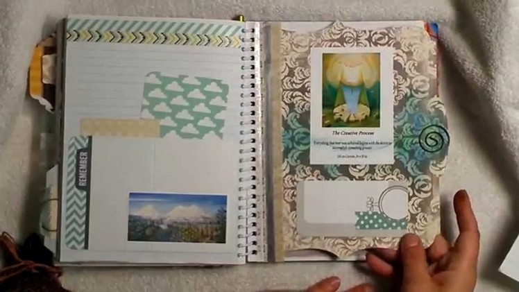 DIY Art Journal. Planner notebook