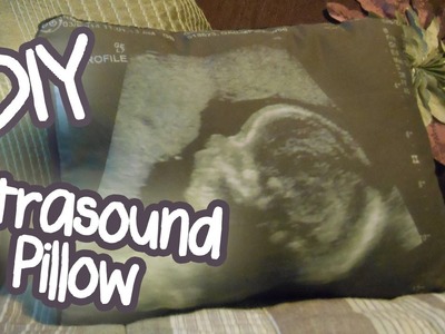 DIY Baby Ultrasound Toss Pillow