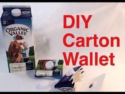 DIY Carton Wallet - Natalie's Creations