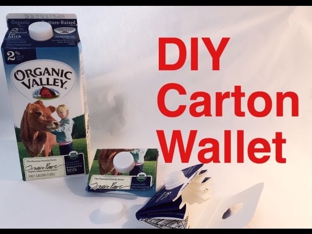 DIY Carton Wallet - Natalie's Creations
