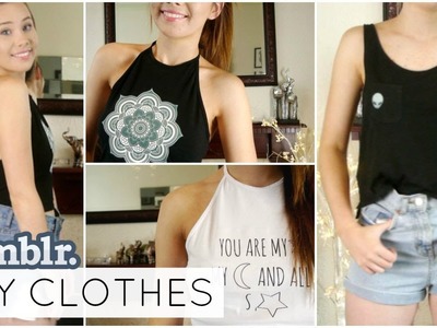 DIY Clothes - Graphic + Tumblr Inspired!