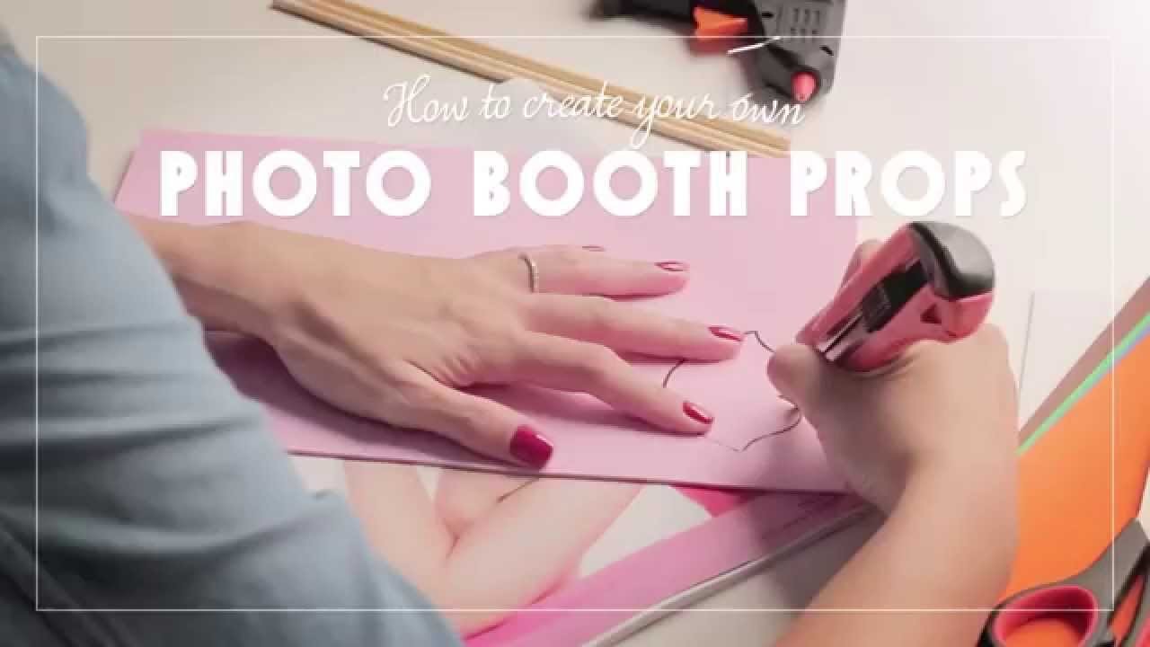 DIY: Create Your Own Photo Booth Props - FREE TEMPLATE DOWNLOAD