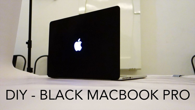 DIY Custom Matt Black Macbook Pro with Plasti Dip
