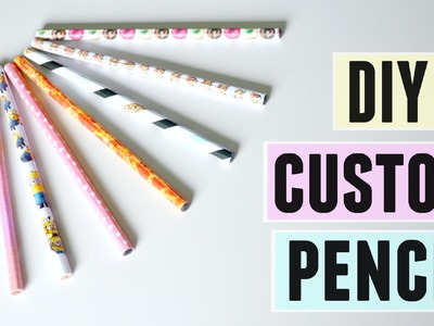 DIY: Custom Printed Pencil | Pizza, Minions, Emoji & More