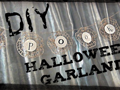 DIY Décor ♥ "Spooky" Halloween Garland