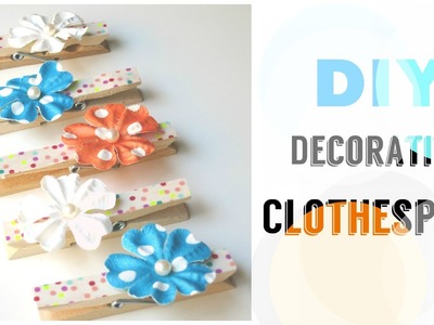 DIY Decorative Clothespins