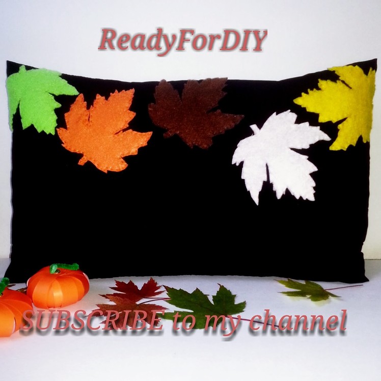 DIY Fall Decorative Pillow