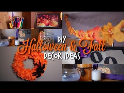 DIY Fall & Halloween Room Decor!