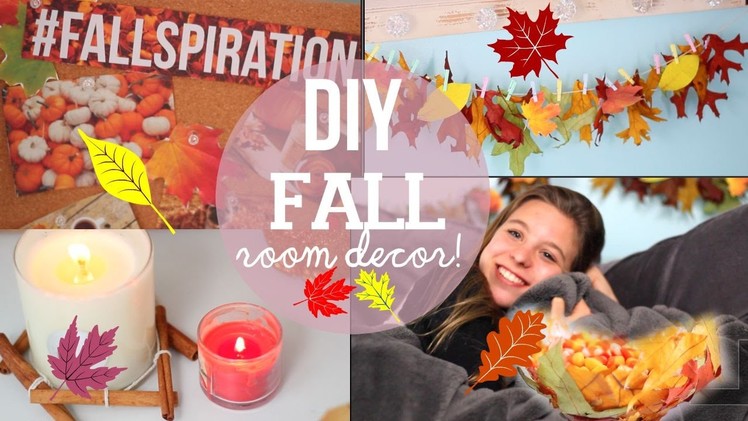 DIY Fall Room Decor! Make Your Room Cozy!