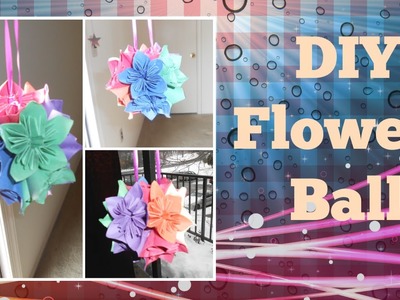 DIY flower Ball a.k.a. Japanese Kusudama flower