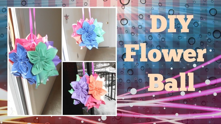 DIY flower Ball a.k.a. Japanese Kusudama flower