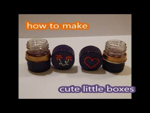 DIY How to make a cute little container