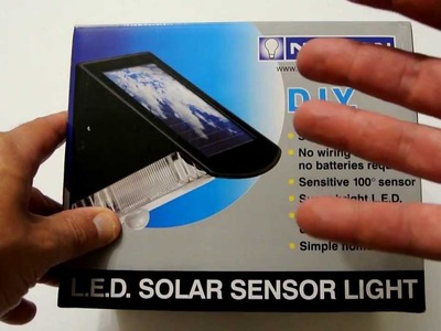 DIY How-to Nelson Solar Sensor Light