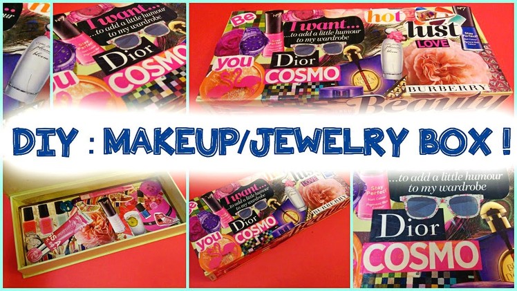 DIY : Makeup.Jewelry Box!