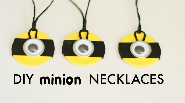 DIY Minon Necklaces
