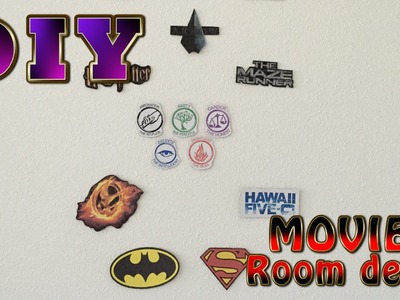 DIY Movies room decor (The Hunger Games, Divergent, Harry Potter and more)