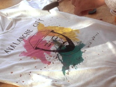 DIY Painting Guide for Avalanche City T-Shirt