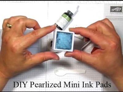 DIY Pearlized Mini Ink Pads