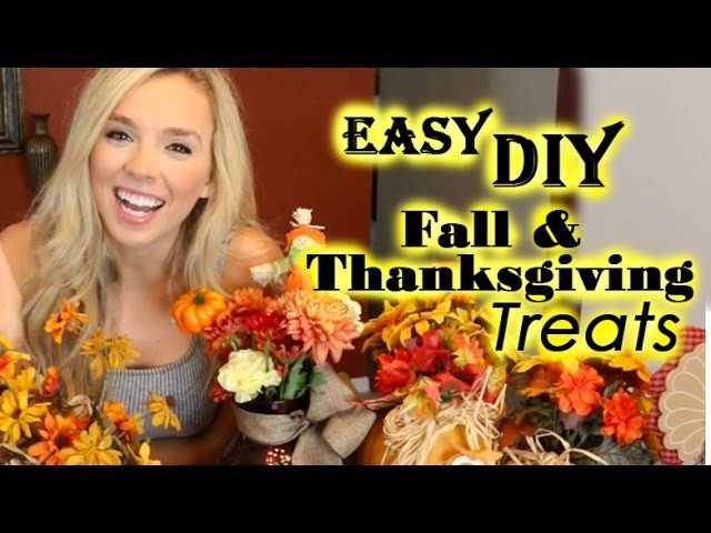 DIY Quick and Easy Thanksgiving and Fall treats!!