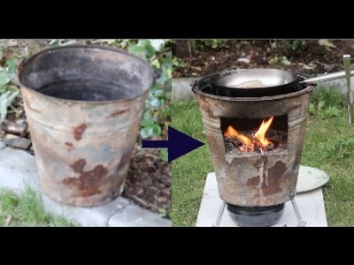 DIY Recycling #3 - Wood Stove for outdoor cooking